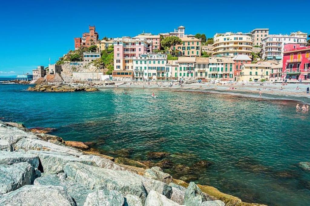 Pisi Home, 2 Min Dalla Spiaggia E Dall' Ospedale Gaslini Génova Exterior foto
